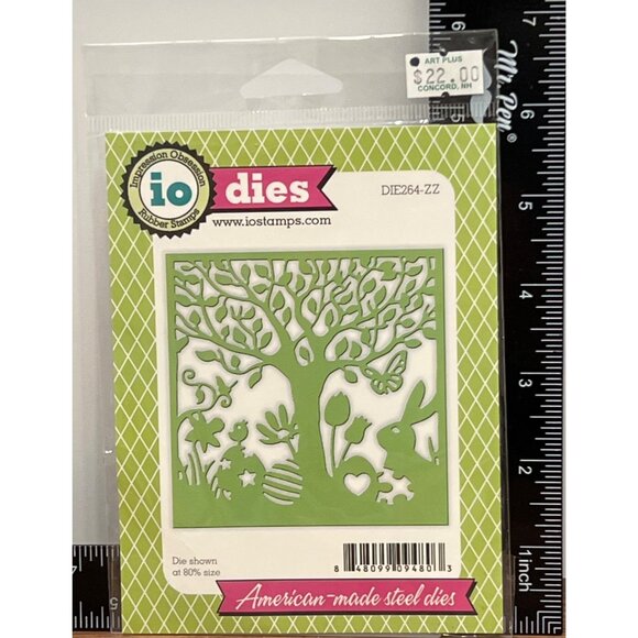 Intricate Tree & Animal Steel Die Cut By Impression Obsession DIE264-ZZ EASTER - Picture 1 of 2